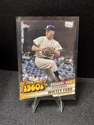 Topps 2020 Decades Best Series 2 Black Whitey Ford #DB-11 /299 Yankees MLB