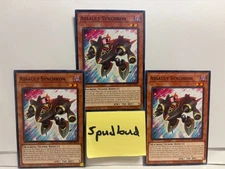 x3 Assault Synchron Common 3x MP25-EN450 NM 1st Edition Yu-Gi-Oh!