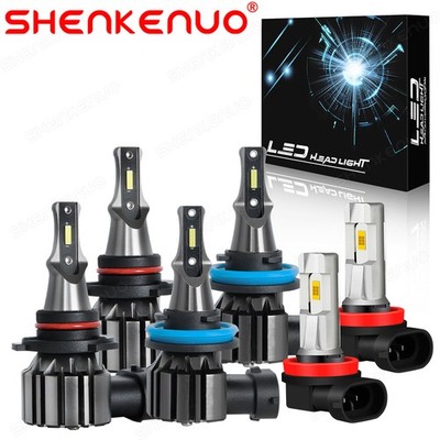 For Chrysler Pacifica 2017-2020 6x LED Headlight High Low Beam + Fog Light Bulbs