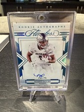 2022 Flawless Collegiate Romeo Doubs Platinum Rookie RC Auto #1/1 Packers