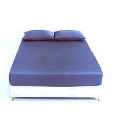Navy Full Size Fitted Sheet Only Egyptian Quality Deep Pocket 16 Inch