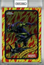 2025 Topps Chrome Marvel Green Goblin Human Torch Refractors 161 14/39