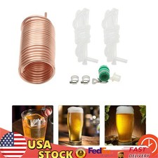 Refrigeratore di parole ad immersione per homebrew tubo in rame rosso e silicone alimentare alimentare