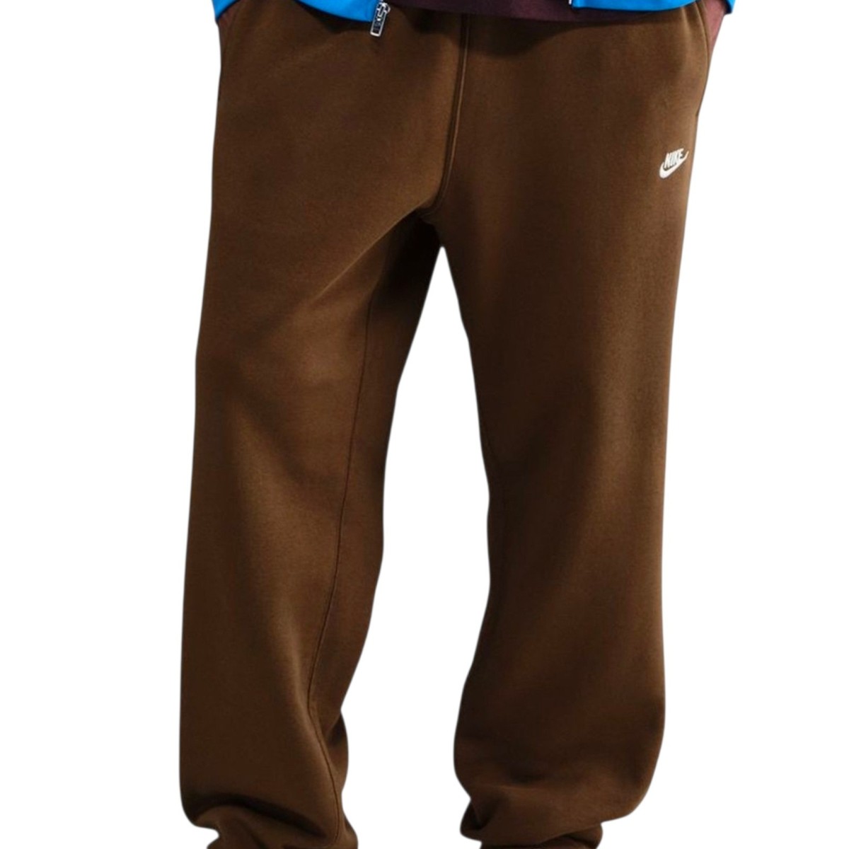 Nike Sportswear Club Fleece Brown Open-Hem Pants FN3730 235 Men's