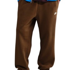 Nike Sportswear Club Fleece Brown Open-Hem Pants FN3730 235 Men  s Size XXL