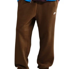 Nike Sportswear Club Fleece Brown Open-Hem Pants FN3730 235 Men’s Size XXL