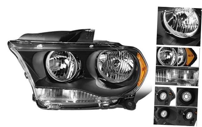 Headlight Assembly Replacement for Dodge Durango 2011-2013 Halogen Models