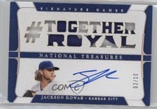 2022 National Treasures Signature Names Holo Silver 2/10 Jackson Kowar Auto s1i