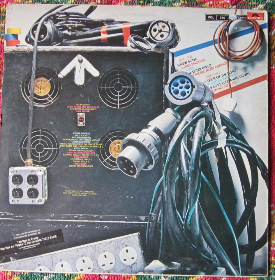 The Who Who are you 33 tours lp 1978 + Poster Pete Townshend - Photo 2/4