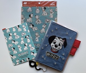 Hobonichi X Disney 101 Dalmatian Bundle: A6 Cover/A6 Pencil Board/ A5 Folder Set