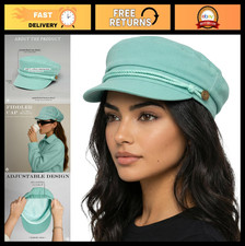Stylish Cotton Greek Fisherman Newsboy Cap | ...