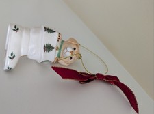 Spode Cute Puppy / Dog In A Boot Ornament