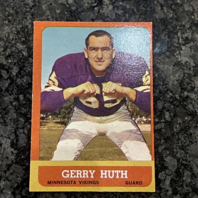 1963 Topps #104 Gerry Huth Minnesota Vikings No Creases EX