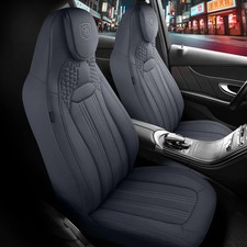 Sitzbezüge (Pilot) passend für BMW 3er in Grau mit Rückentasche