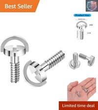2PCS 1/4-20 Thread D-Ring Stainless Steel Camera Fixing Screws, Tripod Camera...