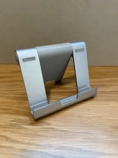 Amazon Basics Metal Stand for Tablets, E-Readers, & Phones; Silver