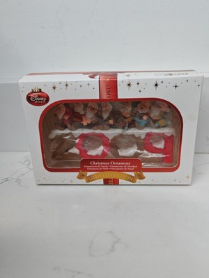 Disney Store Vintage Seven Dwarfs Christmas Decoration New Figurine