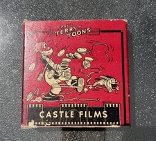 vintage 1930s-1940s Paul Terry-Toons 16 mm home movie box set by Castle Films.