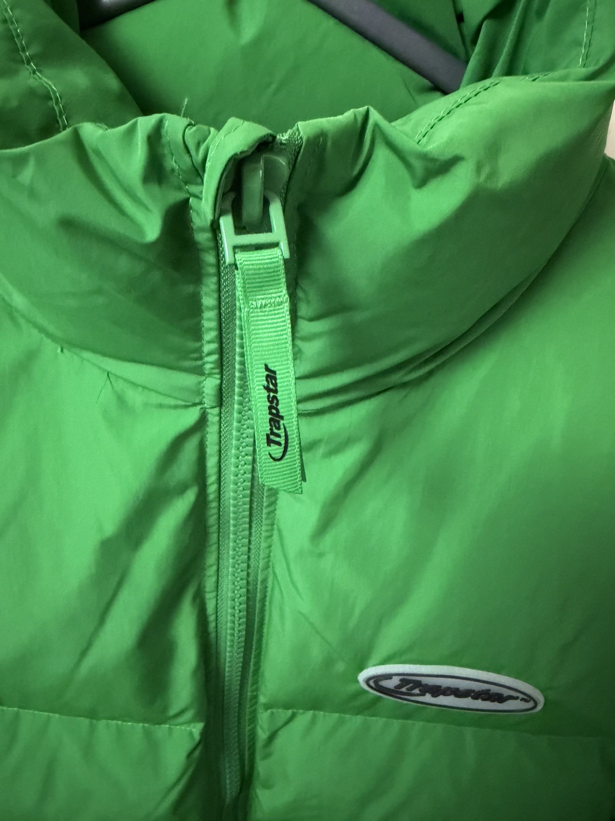 TRAPSTAR HYPERDRIVE PUFFER JACKET GREEN SIZE M - image 3