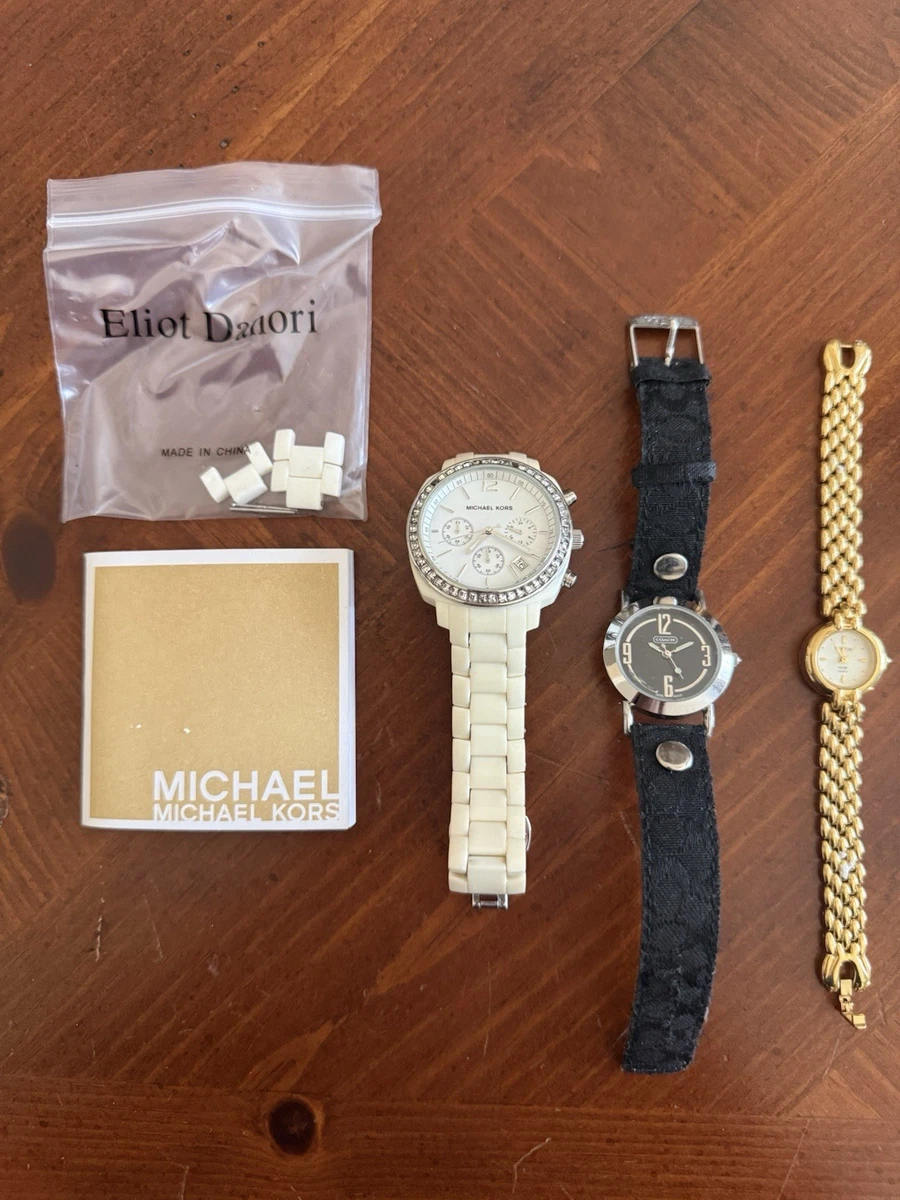 Michael Kors White Ceramic Watches for sale | eBay display picture 1