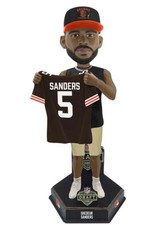 Shedeur Sanders (Cleveland Browns) 2025 NFL Draft Pick Bobblehead New in Box