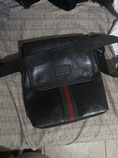 Gucci Black GG Monogram Small Crossbody Bag G...