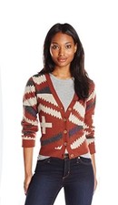 Pendleton Southwestern Aztec Lambs Wool Blend Cardigan Women's Medium