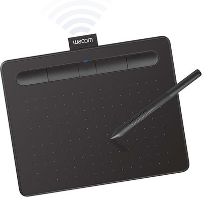 Wacom Intuos Small, Bluetooth Graphic Drawing Tablet with Pen + Software | 7