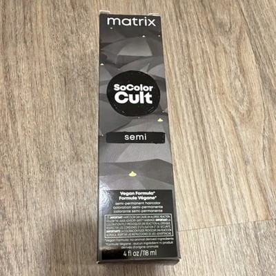 Matrix SoColor Cult Semi-Permanent Hair Dye Black 4 fl oz / 118 ml