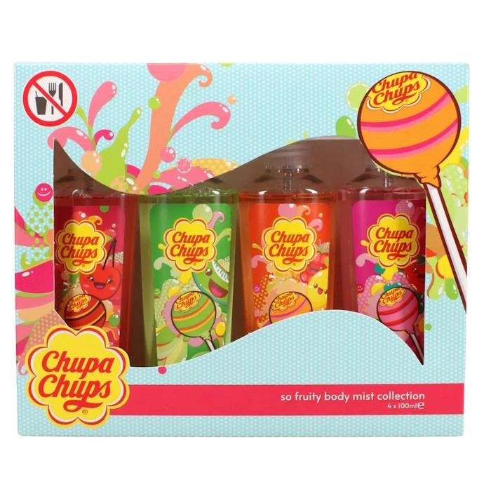 Chupa Chups So Fruity Body Mist Collection, 4x100ml Body Mist Gift Set