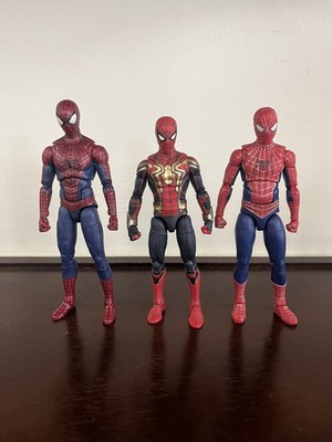 Marvel Legends SPIDER-MAN NO WAY HOME 3 Pack Tobey Andrew Tom Hasbro No Box!