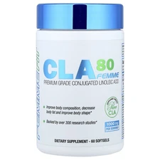 FEMME CLA80 1 000 mg 60 Softgels Gluten-Free, GMP Quality Assured, Kosher