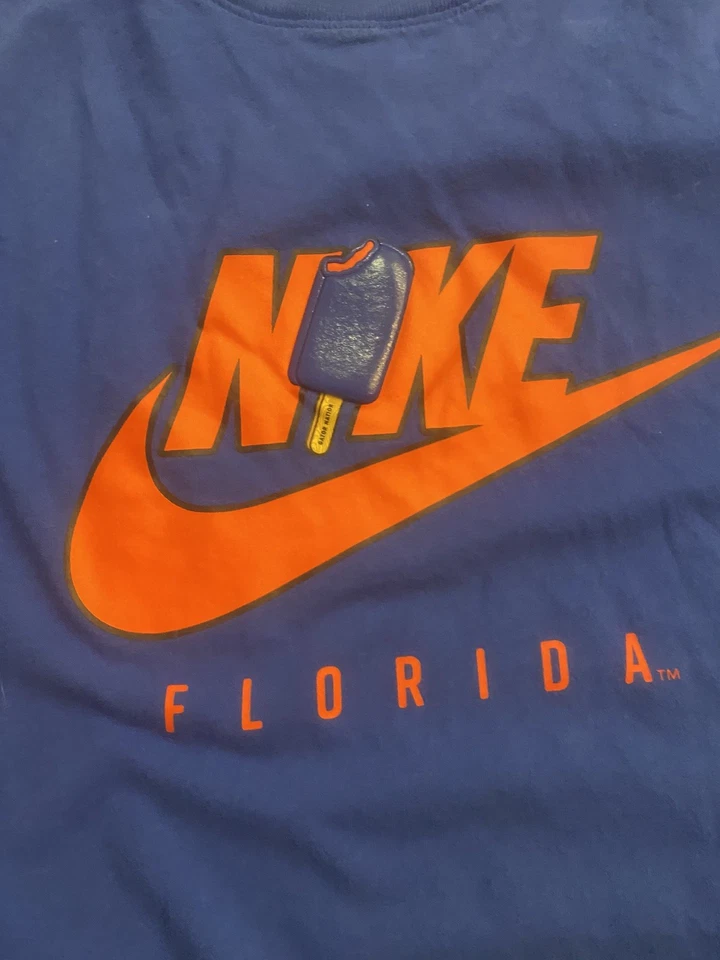 NIKE UNIVERSITY FLORIDA GATORS FOOTBALL Basketball T-SHIRT ORANGE XXL  - Image 3 of 4