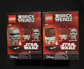 LEGO BRICKHEADZ: Finn Captain Phasma (41485 41486) Factory Sealed Good Condition