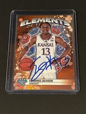 SIGNED Elmarko Jackson 23-24 Bowman U Best Elements Of The Game Orange /25 KU