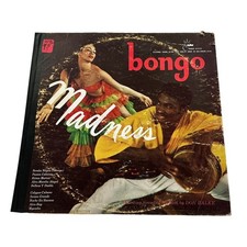 Bongo Madness Don Ralke and Buddy Collette LP Vinyl Crown Records 5019