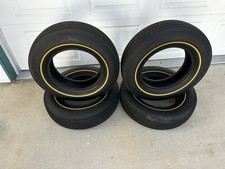 Firestone 775-15 Deluxe Champion Goldlines Off 66 Corvette E-4-128 Used