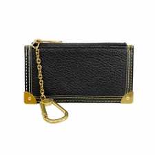 Louis Vuitton Coin Case Suhali Pochette Cl M91824 Noir Used Men s Ladies Unisex