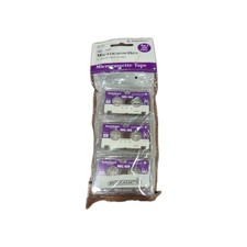 Radio Shack Package of 3 /MC-60 Microcassettes For Capstan Drive Recorders