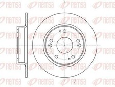 2x REMSA Disque de frein Arrière pour HONDA CIVIC VIII Hatchback (FN, FK) 260mm