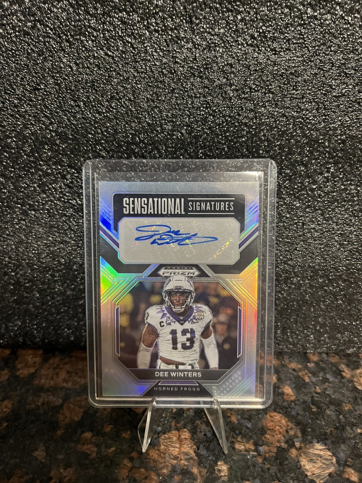 Dee Winters Panini Prizm Draft Picks Sensational Signature #SSDEW Base