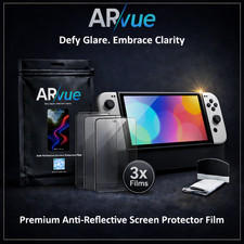 ARvue Clear Anti-Reflective Anti-Glare Protector Nintendo Switch/Lite/OLED 3Pack