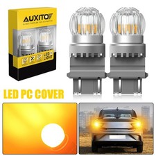 3157 Led Front Signal Turn Light Parking Bulbs Yellow Amber Error Free 2x