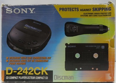 Vintage Sony D-242CK Discman ESP Portable CD Player Walkman