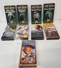 Western VHS Lot John Wayne Maverick City Slickers II Desert Trail Katie Elder 9!