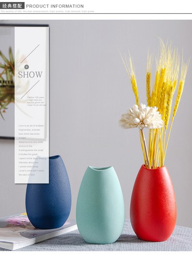 Bouquet Vase Keramik Krug Vase Flasche Kunst Keramik Blumentopf - Bild 6 von 12