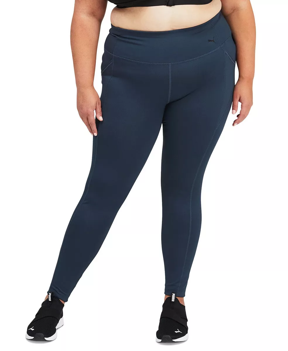 PUMA Plus Size Train Favorite Forever Leggings Womens 7/8 High-Waist Tight  Fit