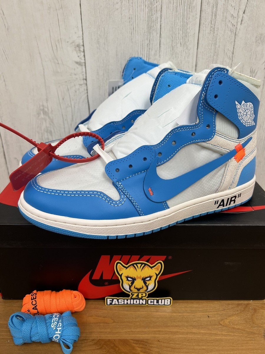 Air Jordan 1 Retro High Off White University Blue UNC AQ0818 Air Jordan 1 Retro High Off White University Blue UNC AQ0818