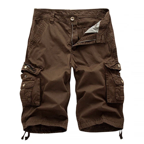 Mens Cargo Shorts Combat Twill Work Camo Army Military Knee Length Pants UK - Picture 7 of 20