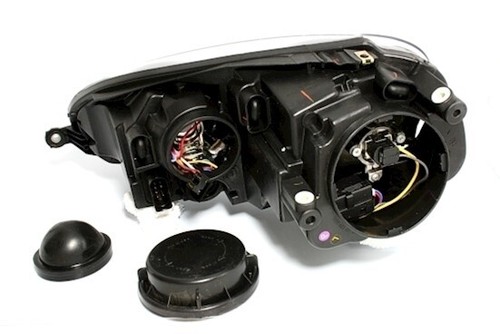 Scheinwerfer Set in Schwarz für VW GOLF 5 1K + JETTA 3 inkl. LWR MOTOR - Bild 3 von 4